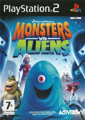 DreamWorks Monsters vs. Aliens box cover front
